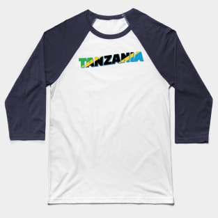 Tanzania vintage style retro souvenir Baseball T-Shirt